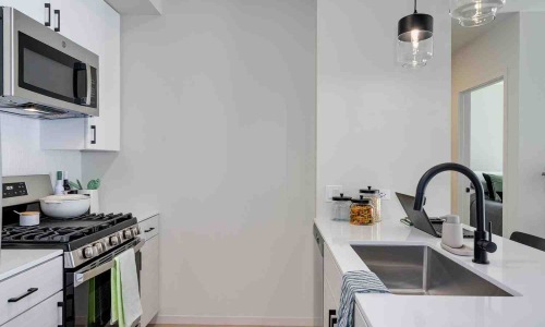 modern kitchen design for small apartment