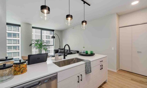 modern apartment kitchen
