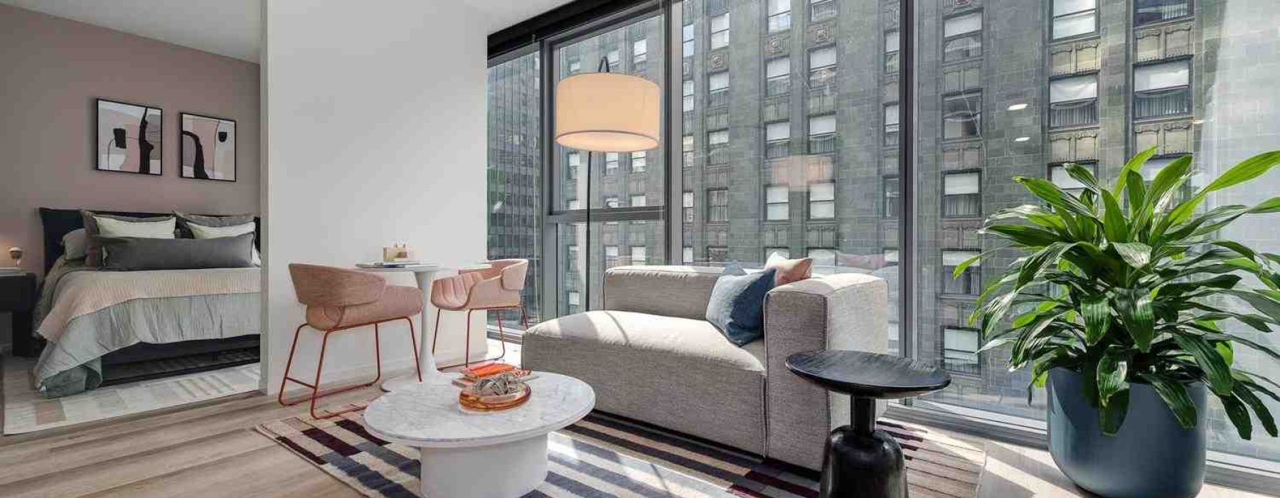 1 bedroom apartments downtown chicago