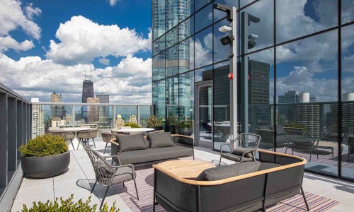 Streeterville skyline Chicago - apartments streeterville chicago il