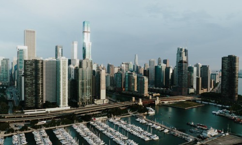 apartments near Navy Pier Chicago lakefront skyline