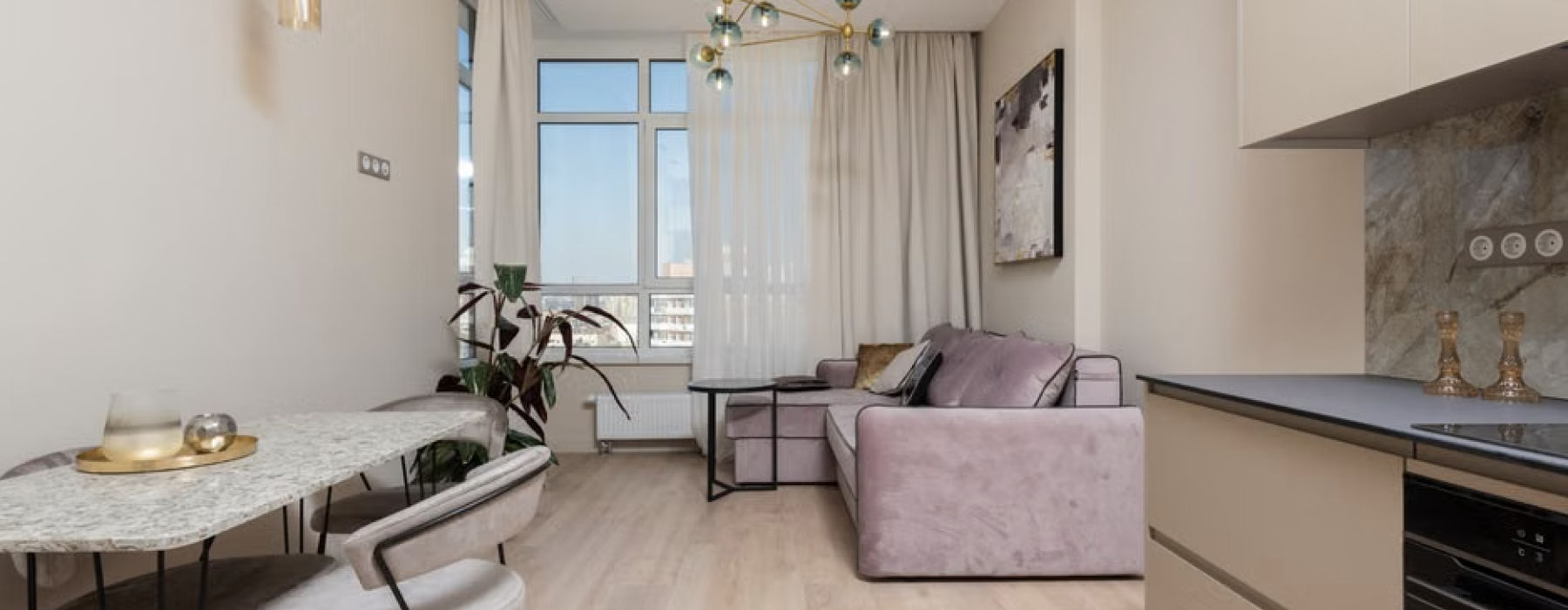studio apartment modern urban interior